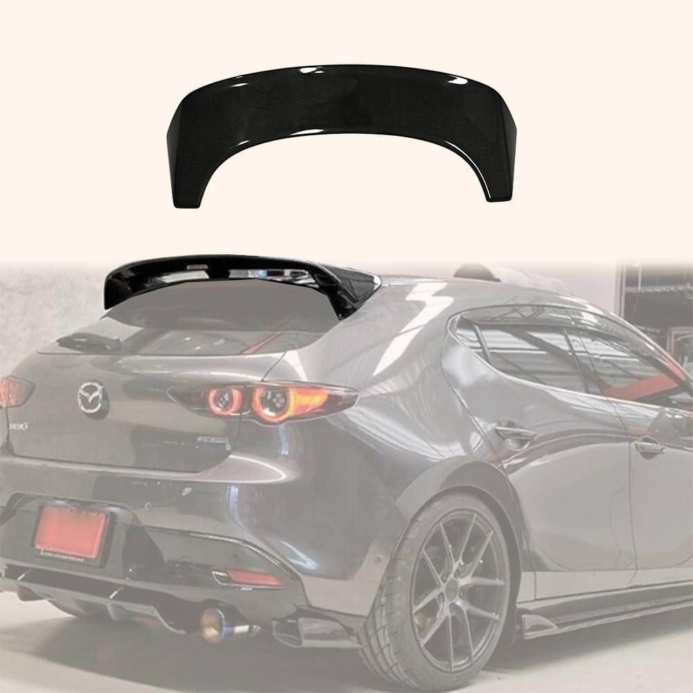 Mazda 3 Axela Hatch Back Roof Spoiler Wing 2020+ – Kazento Carbon