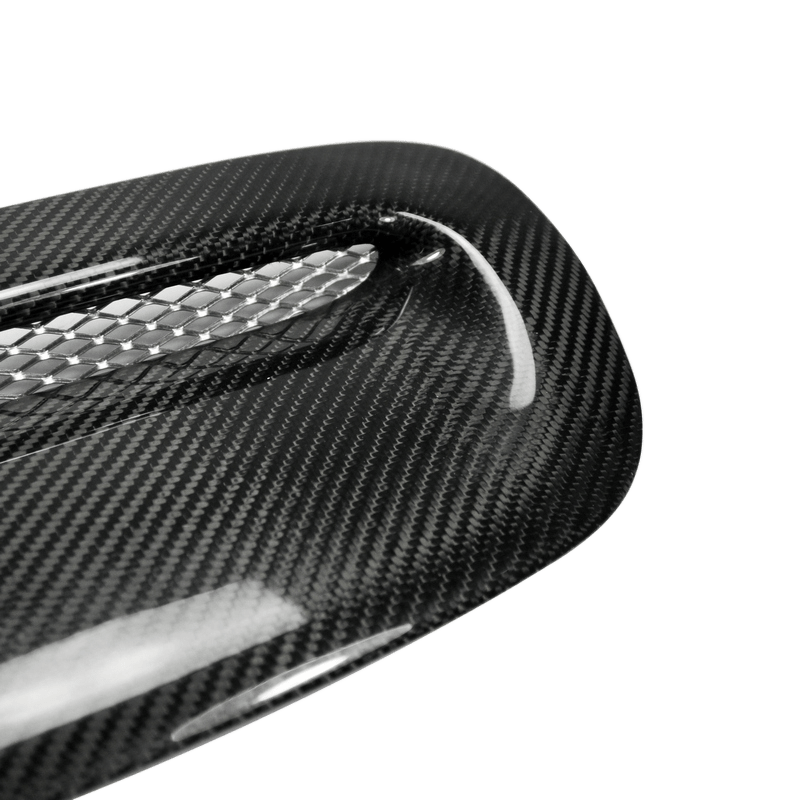 Mini Cooper S MK1 2001-06 R53 Carbon Fiber OE Hood Bonnet Scoop Vents Kazento Carbon Parts 车身侧板 Carbon Fiber R53-SCOOP-CF
