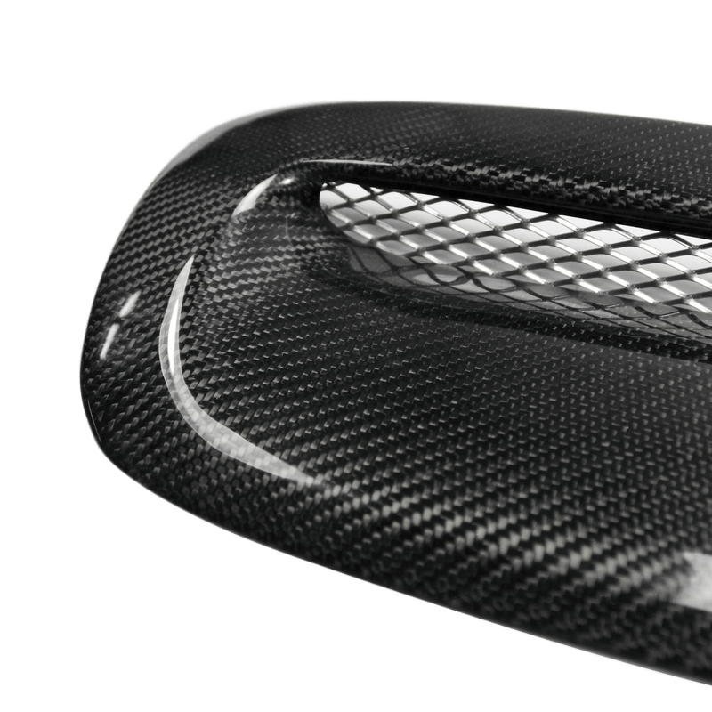 Mini Cooper S MK1 2001-06 R53 Carbon Fiber OE Hood Bonnet Scoop Vents Kazento Carbon Parts 车身侧板 Carbon Fiber R53-SCOOP-CF