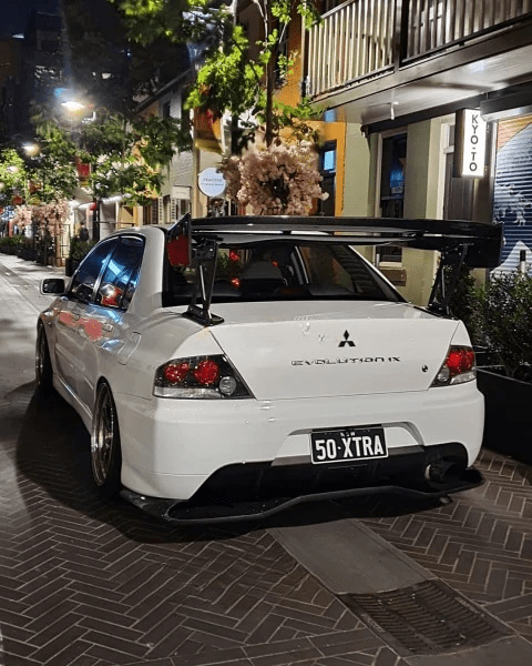 Mitsubishi Evolution Evo 9 Carbon Votex Rear Under Diffuser (Fit 06-11 Civic Fd) Kazento Carbon Parts 车身侧板 Carbon Fiber EVO9-DIF-JDM-CF