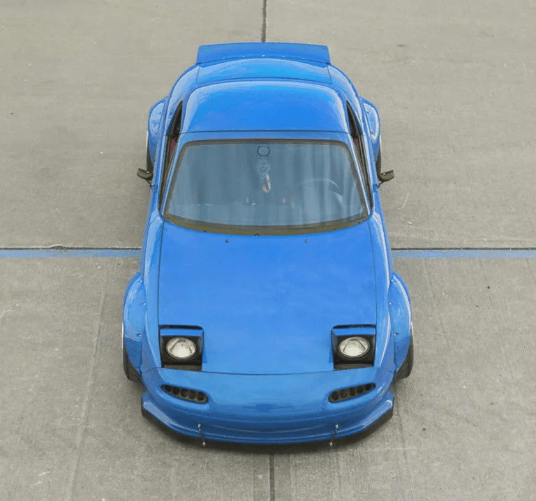 MX5 Miata NA Roadster R Bunny Wide-body Rear Spoiler 1989-1997 Kazento Carbon Parts 车身侧板