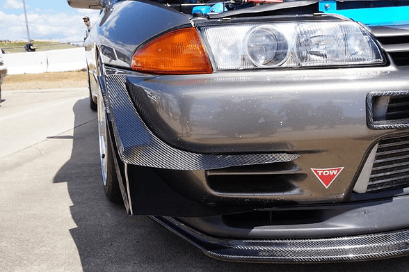 Nissan Skyline R32 GTR TBO Style Front Canards 1989-1993 Kazento Carbon Parts 车身侧板