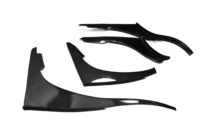 Nissan Skyline R32 GTR TBO Style Front Canards 1989-1993 Kazento Carbon Parts 车身侧板