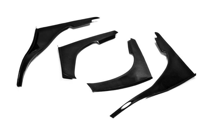 Nissan Skyline R32 GTR TBO Style Front Canards 1989-1993 Kazento Carbon Parts 车身侧板