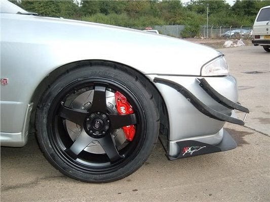 Nissan Skyline R32 GTR TBO Style Front Canards 1989-1993 Kazento Carbon Parts 车身侧板