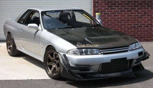 Nissan Skyline R32 GTR TBO Style Front Canards 1989-1993 Kazento Carbon Parts 车身侧板