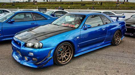 Nissan Skyline R34 (GTR RHD only) Fiberglass Unpaint Side Aero Mirror Kazento Carbon Parts 车身侧板 Fiber Glass (Unpaint) R34-MC-TI-GND-R-FRP