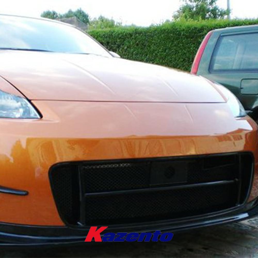 Nissan Z33 350Z NIS Version 2 Front Bumper With Air Duct 2002-2008 Kazento Carbon Parts 车身侧板 Fiber Glass (Unpaint) 350Z-FB-NISM2-FRP