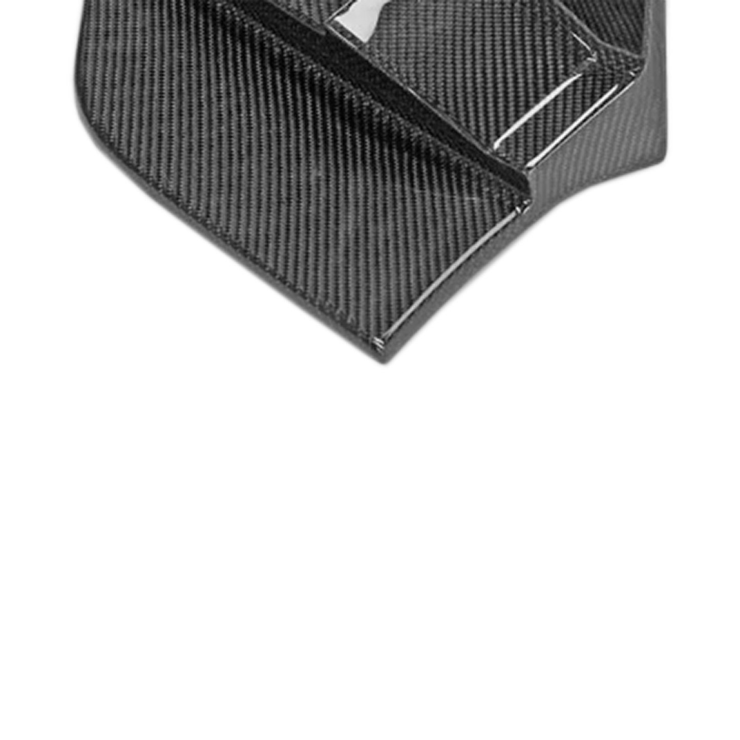 For Toyota 19+ Supra A90 TMS Type Carbon Fiber Rear Under Diffuser Side Canards - Kazento Carbon Parts