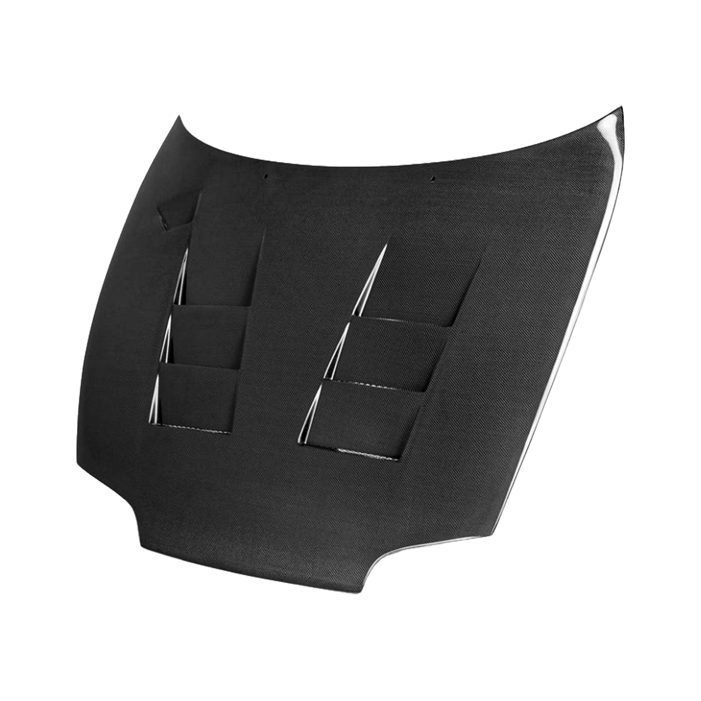 For 93-98 Supra MK4 JZA80 TS Style Carbon Fiber Front Bumper Hood Bonnet - Kazento Carbon Parts