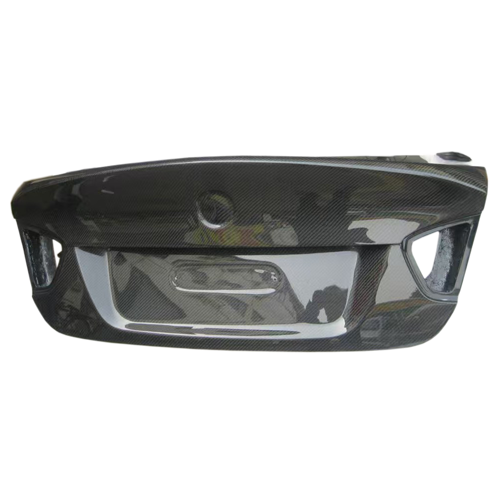 For BMW E90 3 Series Sedan 05-08 Only Ducktail Style Carbon Rear Trunk Boot Lid - Kazento Carbon Parts