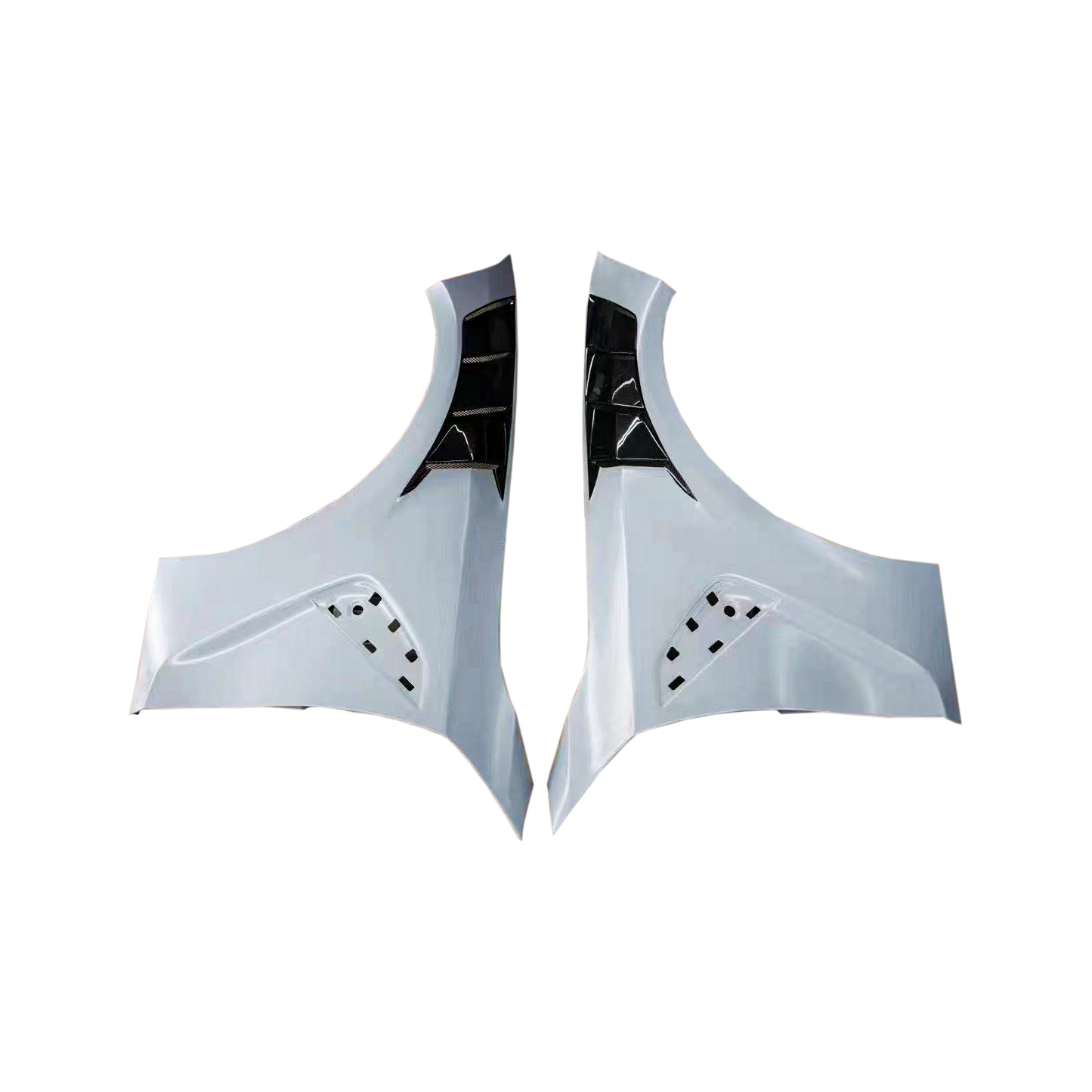 For BMW M4 G82 2020-24 2 Door Coupe KZ Style Vented Front Fender Partial Carbon In Vents - Kazento Carbon Parts