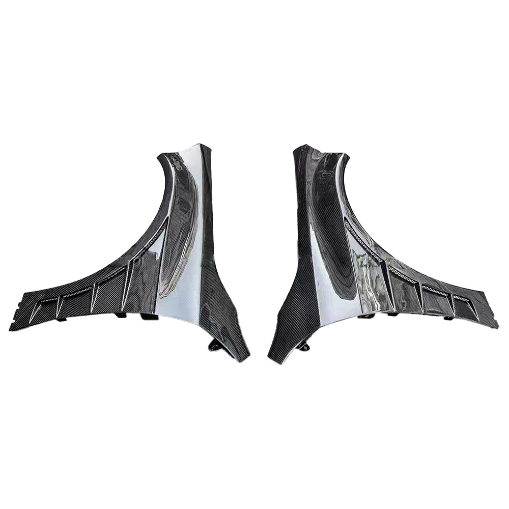 For Mercedes Benz A-Class W177 Hatchback 5 Door 18-24 Vented Carbon Front Fender - Kazento Carbon Parts
