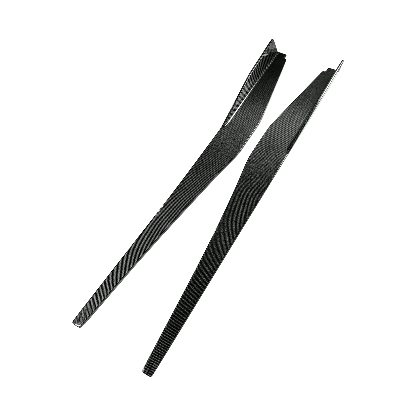 Chevrolet Corvette C8 20-24 Carbon Fiber Side Skirt Extensions Pair