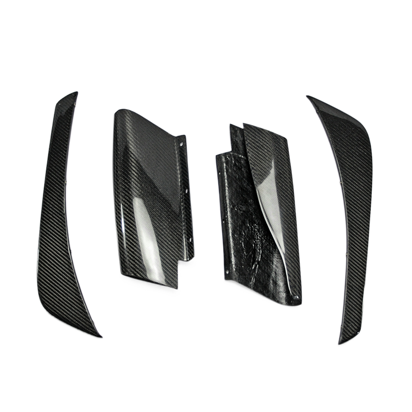 03-08 Z33 350z Infiniti G35 Coupe 2D JDM TS Style Rear Diffuser Type 2 8Pcs (with fitting)