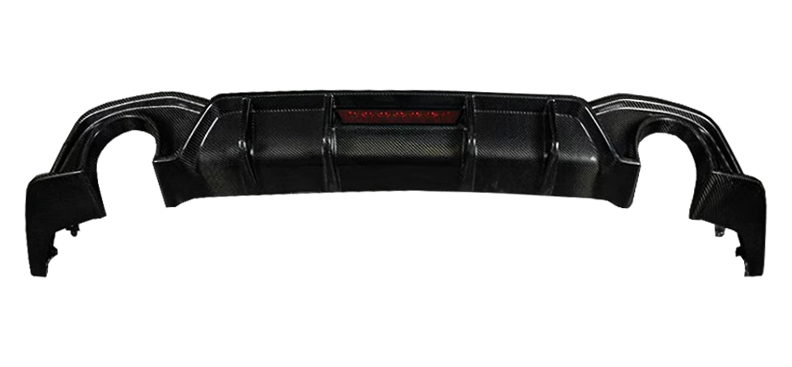 VW GOLF 8 R GTI REAR VALANCE Rear Diffuse with Light 2020+