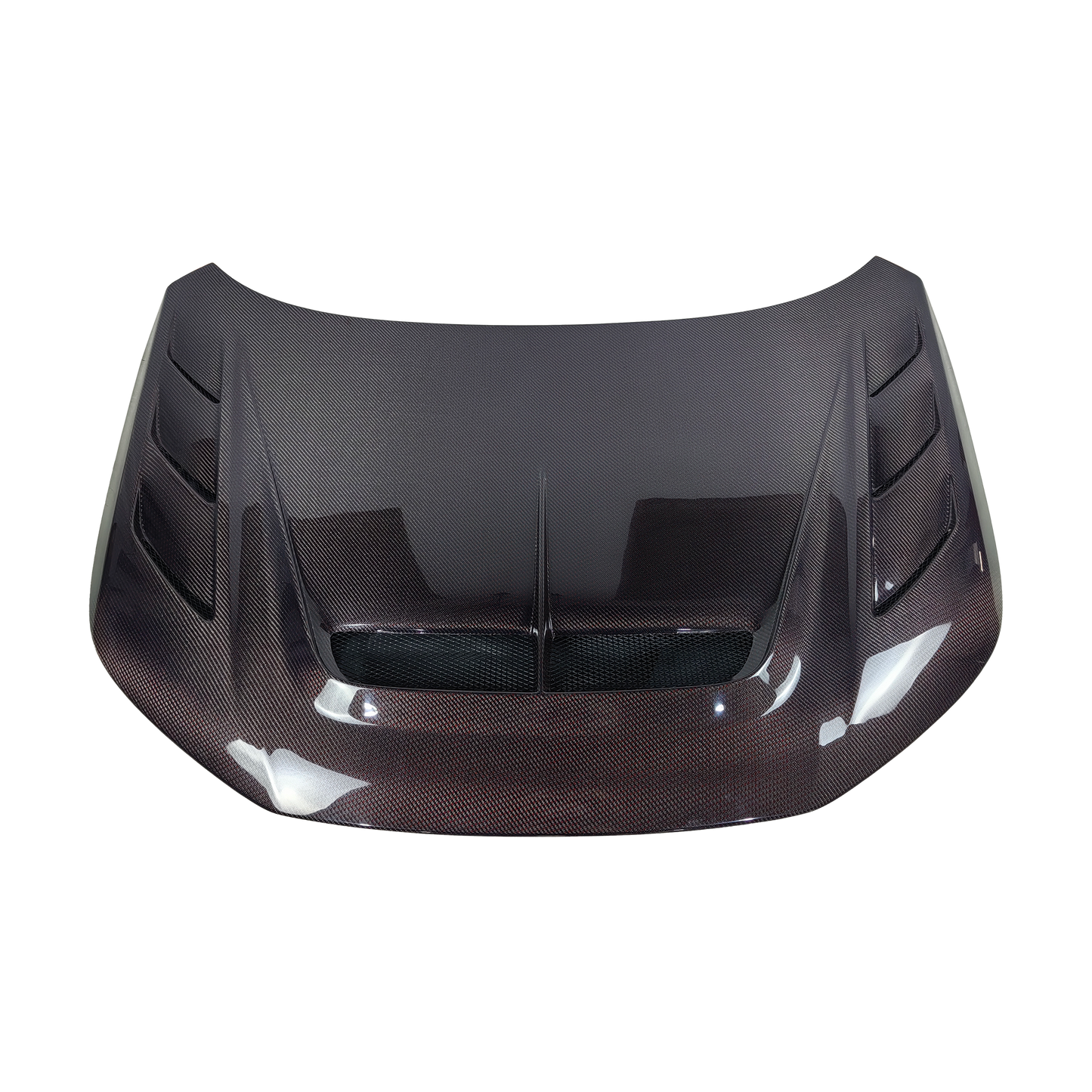 Honda Civic FL5 Type R Red Carbon Fiber Vented Cooling Hood Bonnet