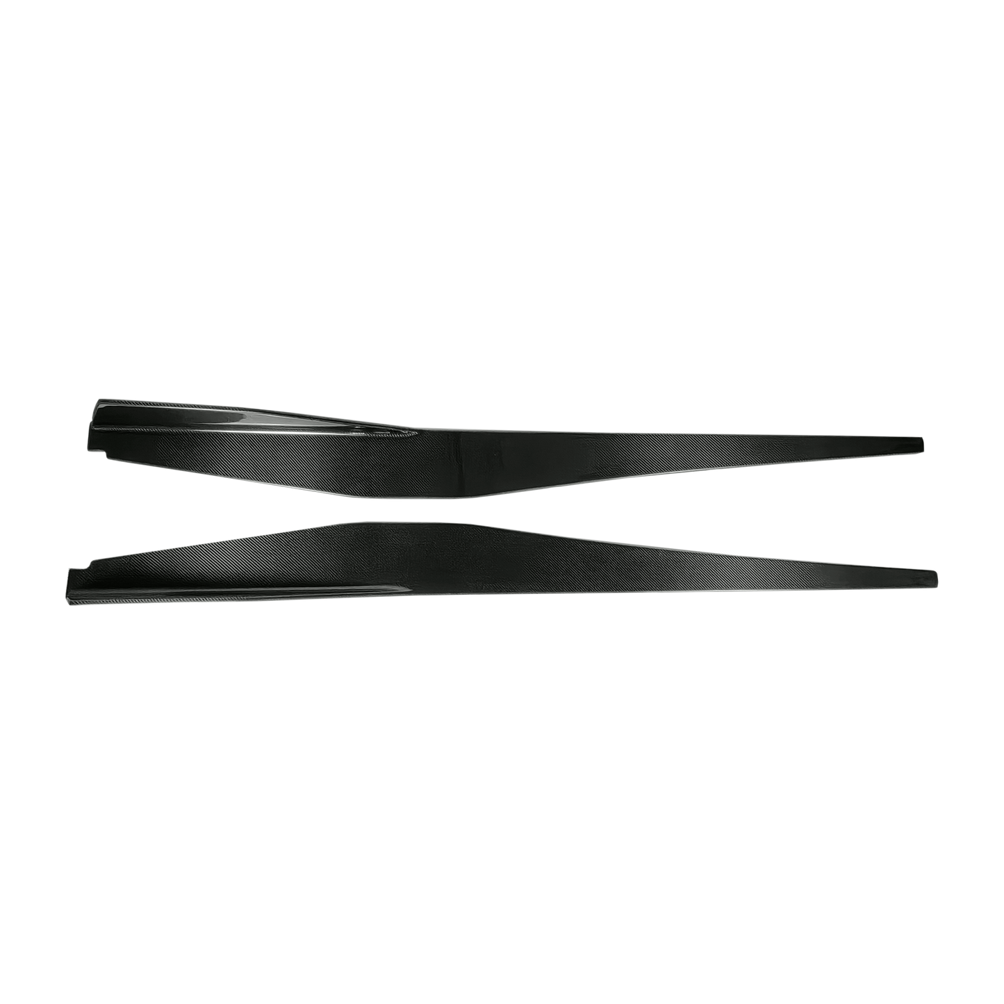 Chevrolet Corvette C8 20-24 Carbon Fiber Side Skirt Extensions Pair