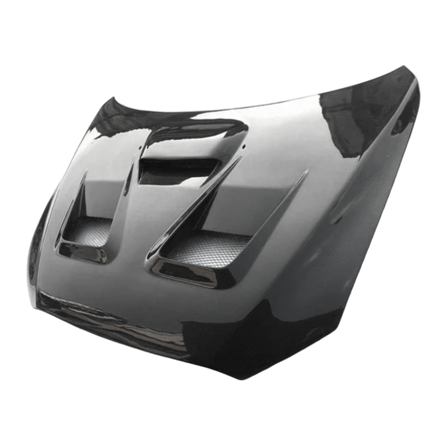 For Mitsubishi X EVO 10 CZ4A V4 Style Front Vented Hood 2007-2016