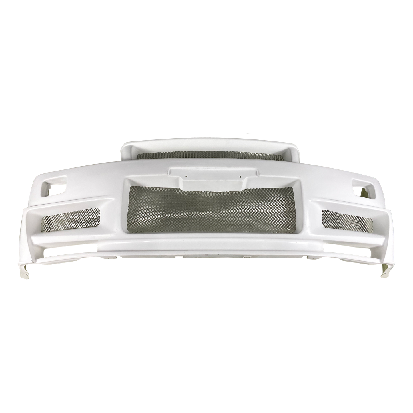 For Nissan Skyline R34 (GTR Only) NIS Type ZTune Fiberglass Unpaint Front Bumper - Kazento Carbon Parts
