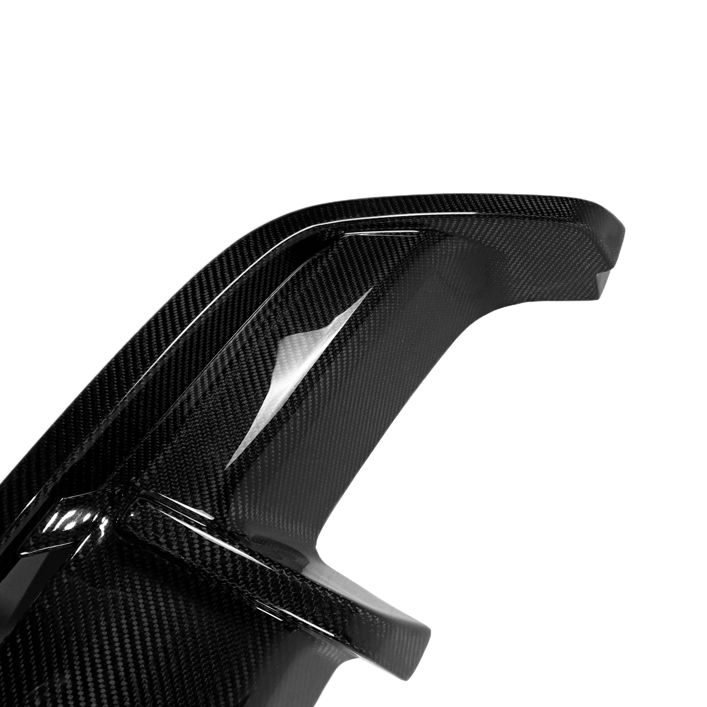 Lexus LC 500 URZ100 2017-22 TM Type Carbon Rear Bumper Under Diffuser Lip