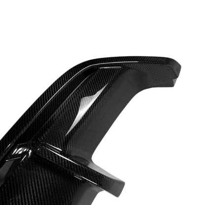 Lexus LC 500 URZ100 2017-22 TM Type Carbon Rear Bumper Under Diffuser Lip