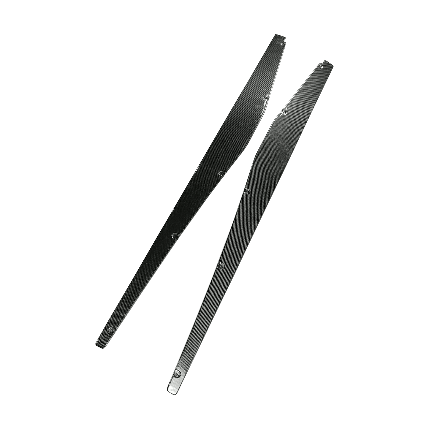 Chevrolet Corvette C8 20-24 Carbon Fiber Side Skirt Extensions Pair