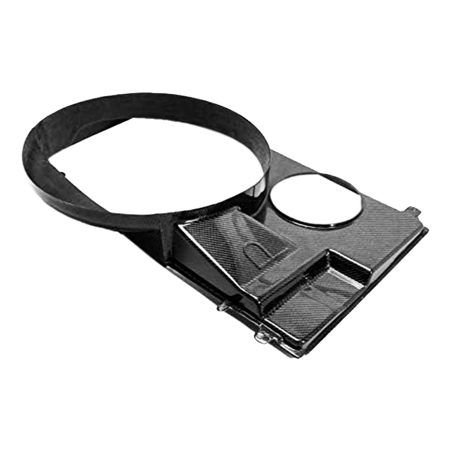 For 93-98 Supra MK4 JZA80 Carbon Fiber Fan Style Front Engine Cooling Shroud - Kazento Carbon Parts