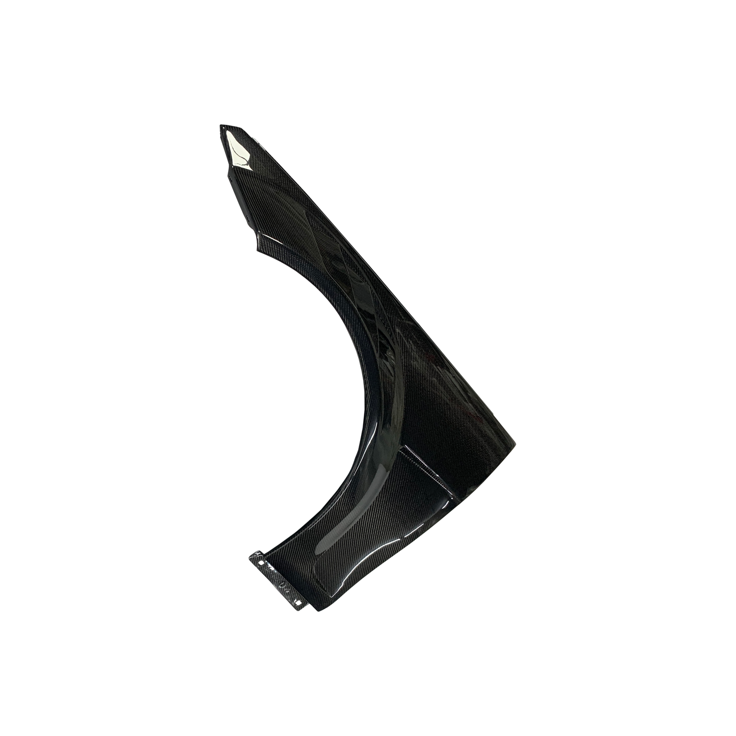 For Mercedes Benz C Class W204 4 Door 08-14 ADL Style Vented Carbon Front Fender - Kazento Carbon Parts