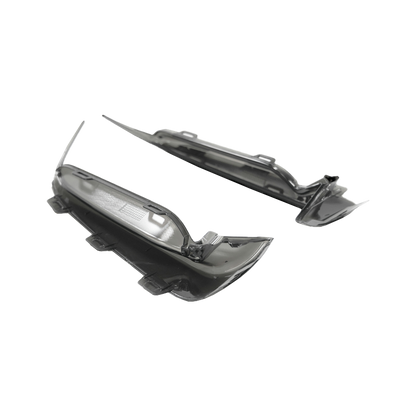 Kazento For Honda Civic Type R FL5 2023-24 ABS Front Bumper Fog Light Cover Pair - Kazento Carbon Parts