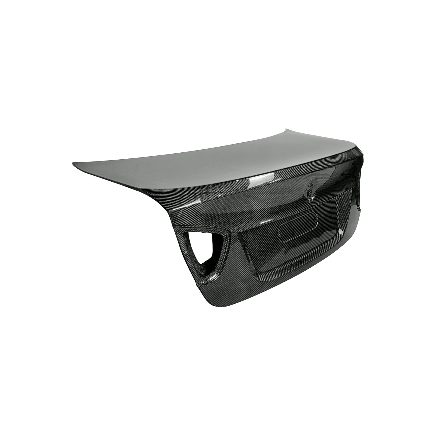 For BMW E90 3 Series Sedan 05-08 Only Ducktail Style Carbon Rear Trunk Boot Lid - Kazento Carbon Parts