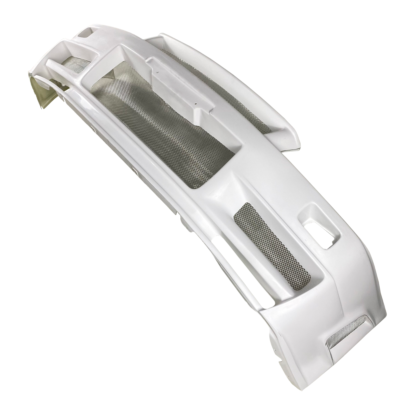 For Nissan Skyline R34 (GTR Only) NIS Type ZTune Fiberglass Unpaint Front Bumper - Kazento Carbon Parts