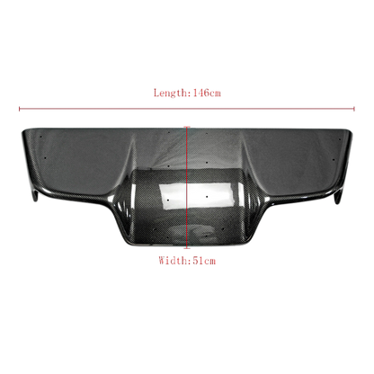 03-08 Z33 350z Infiniti G35 Coupe 2D JDM TS Style Rear Diffuser Type 2 8Pcs (with fitting)