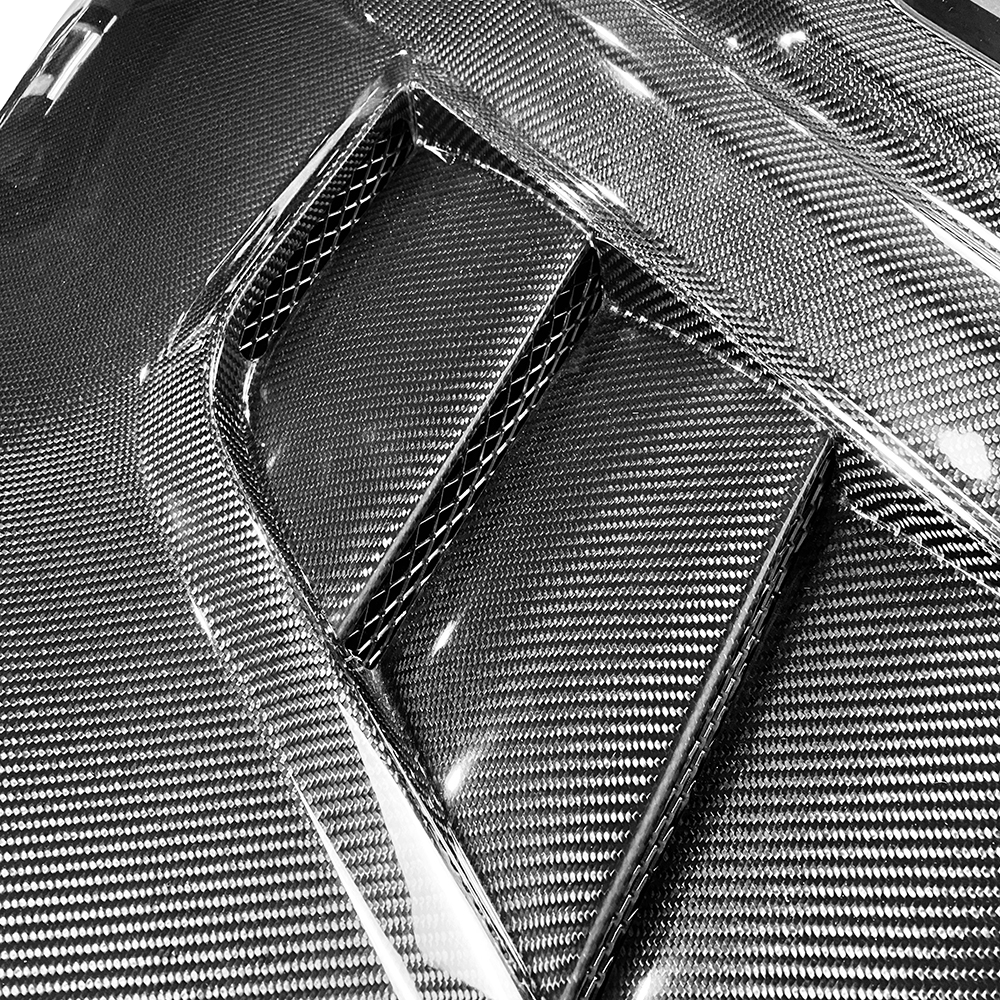 Infiniti G25/G35/G37/Q40 Coupe Clear Glass Front Vented Hood Bonnet 2008-2013