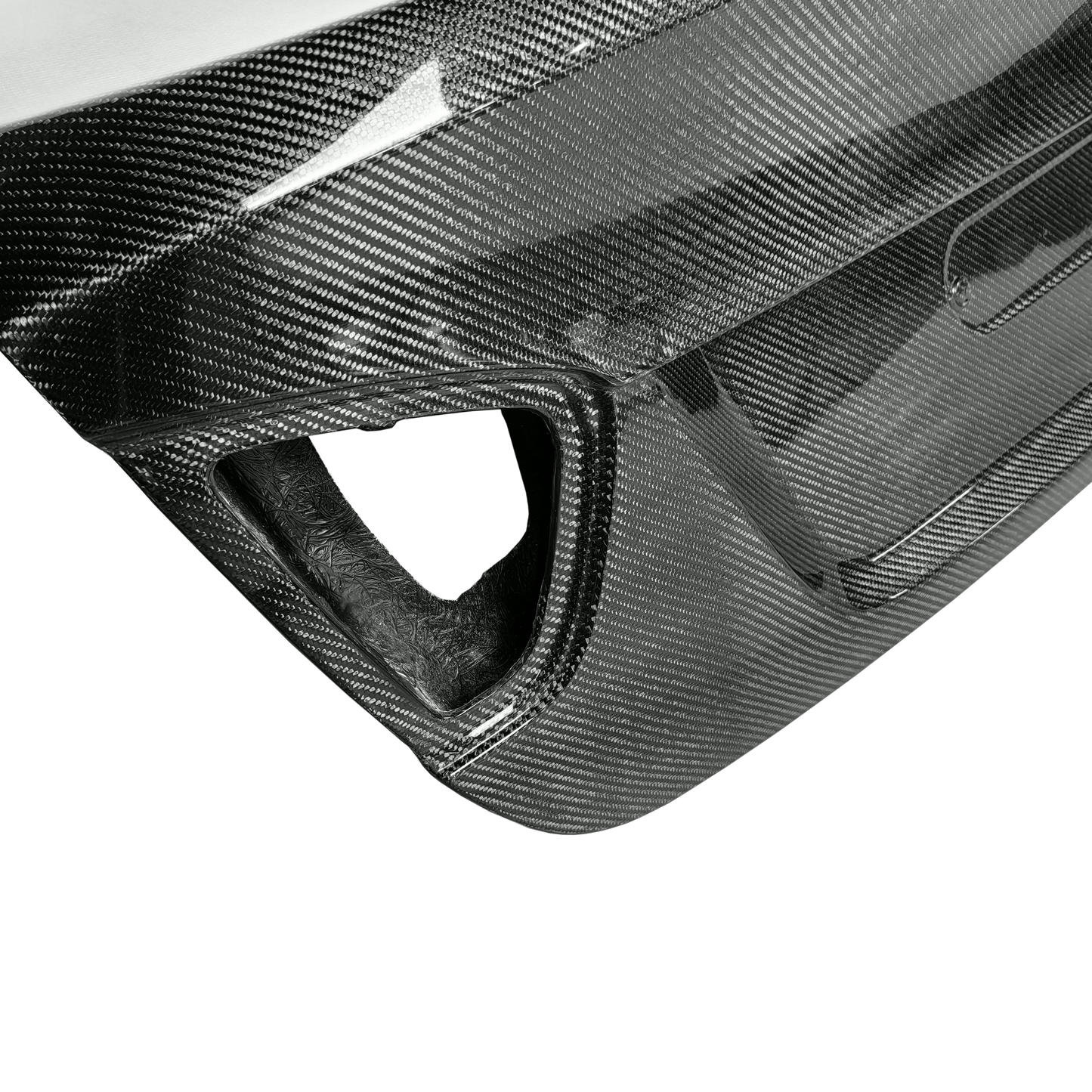 For BMW E90 3 Series Sedan 05-08 Only Ducktail Style Carbon Rear Trunk Boot Lid - Kazento Carbon Parts