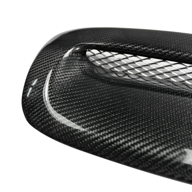 Mini Cooper S MK1 2001-06 R53 Carbon Fiber OE Hood Bonnet Scoop Vents