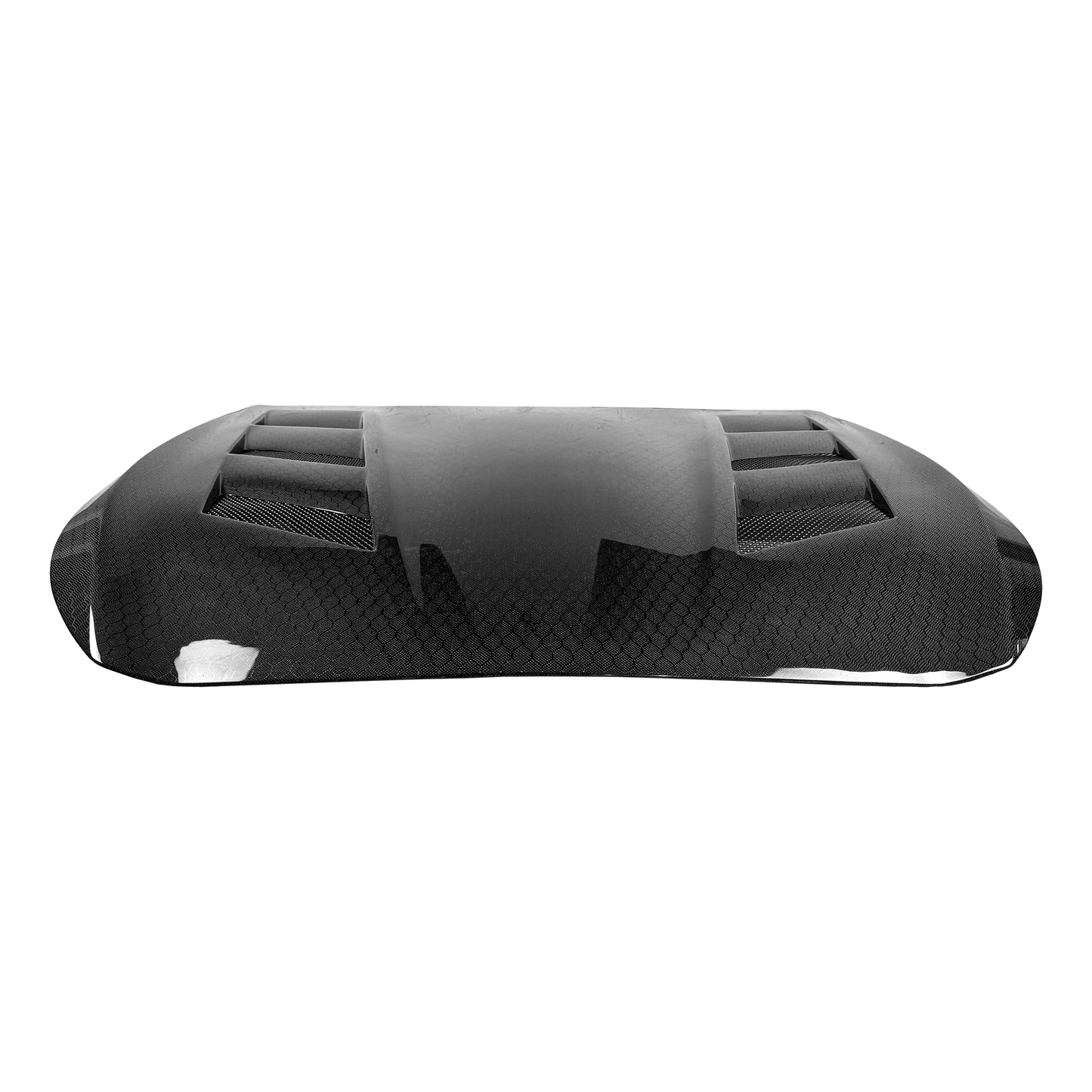 Infiniti Q50 V37 AM Type Front Vented Hood Honey Comb Carbon Fiber