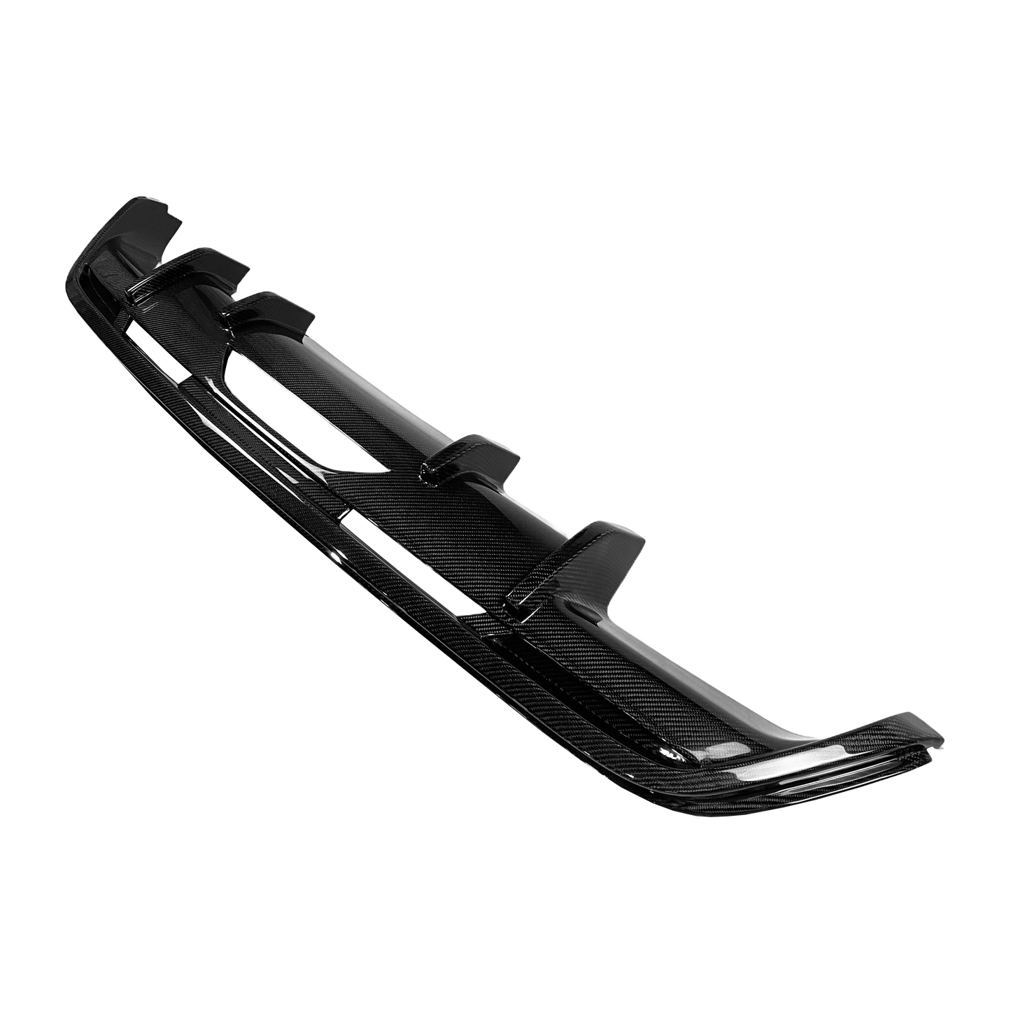 Lexus LC 500 URZ100 2017-22 TM Type Carbon Rear Bumper Under Diffuser Lip