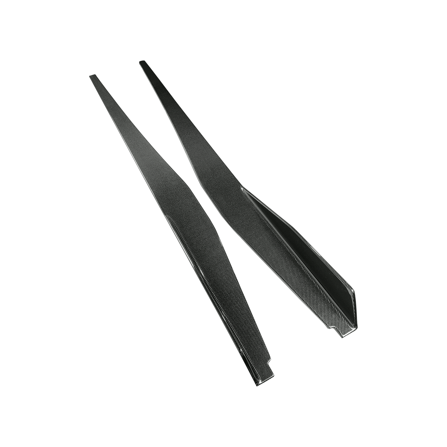 Chevrolet Corvette C8 20-24 Carbon Fiber Side Skirt Extensions Pair