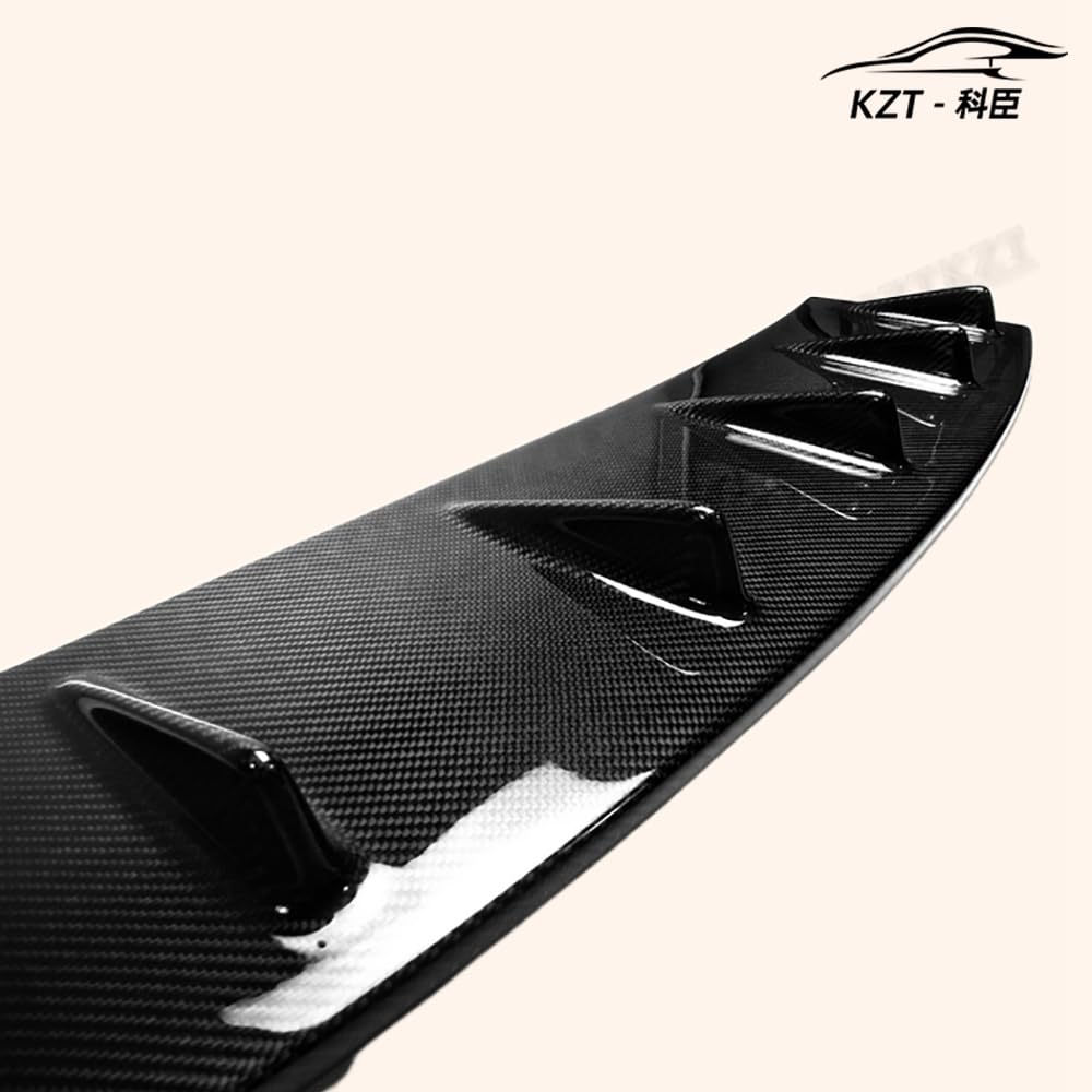 Rear Spoiler Wing For Nissan Gtr R35 Chargespeed Vortex Generator Carbon Fiber Car Body Parts Kits Kazento Carbon Parts 车身侧板 R35-RS-RF-VTX-CF