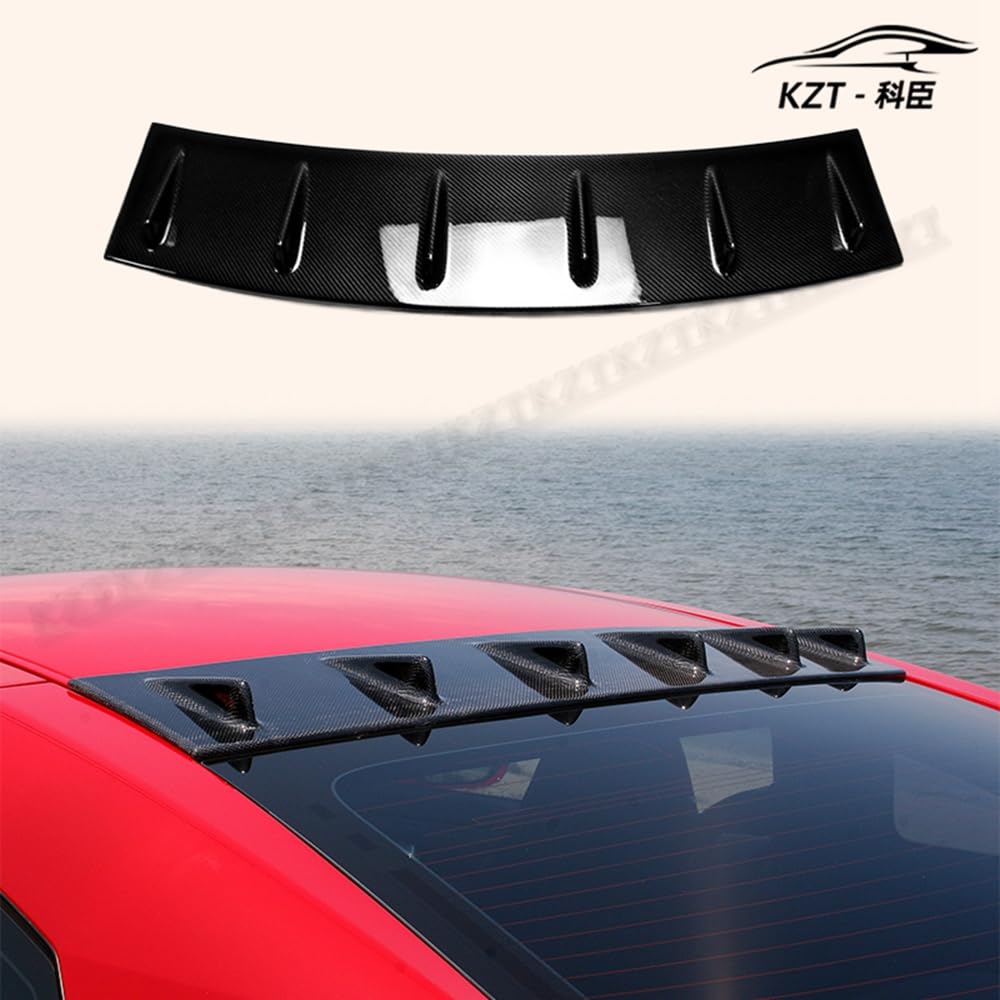 Rear Spoiler Wing For Nissan Gtr R35 Chargespeed Vortex Generator Carbon Fiber Car Body Parts Kits Kazento Carbon Parts 车身侧板 R35-RS-RF-VTX-CF