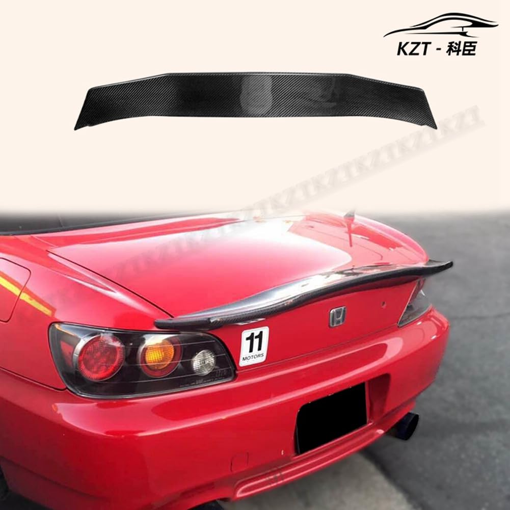 Rear Trunk Lip Wing For Honda S2000 AP1 AP2 K1 Lab Style Rear Spoiler Carbon Fiber Car Body Kit Kazento Carbon Parts 车身侧板 S2000-RS-K1-CF
