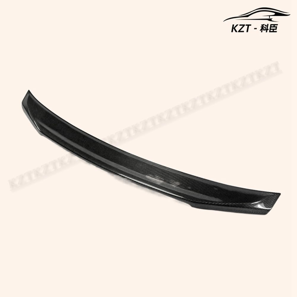 Rear Trunk Lip Wing For Kia Stinger Type S Spoiler Carbon Fiber Car Body Kit Kazento Carbon Parts 车身侧板 STINGER-RS-S-CF