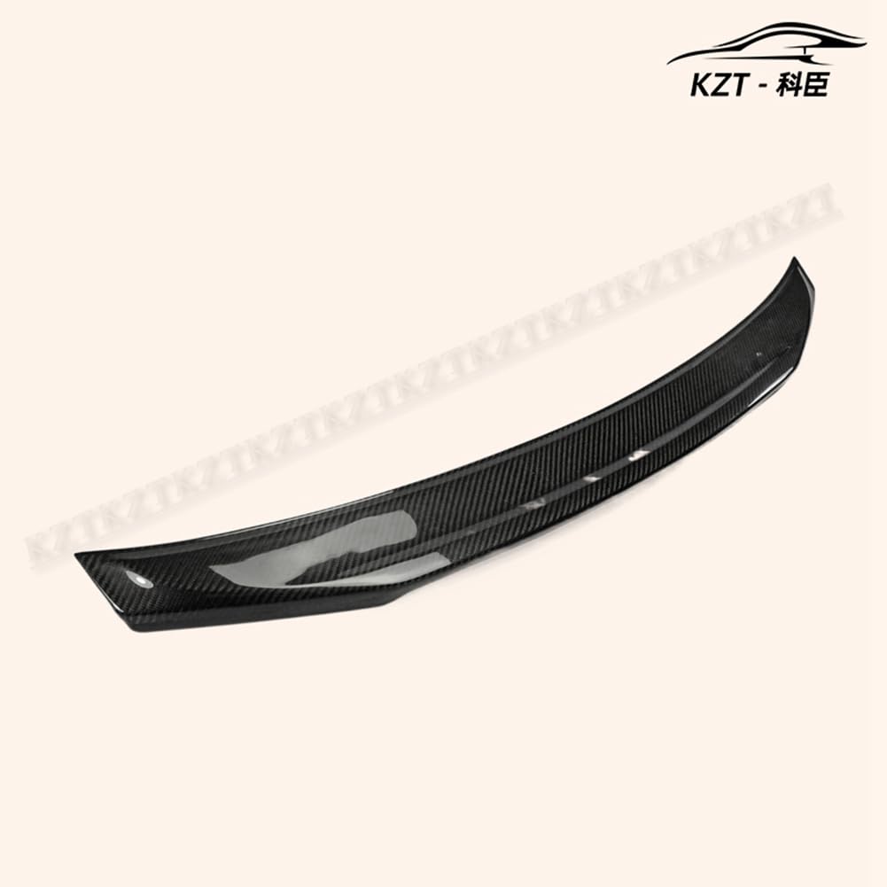 Rear Trunk Lip Wing For Kia Stinger Type S Spoiler Carbon Fiber Car Body Kit Kazento Carbon Parts 车身侧板 STINGER-RS-S-CF