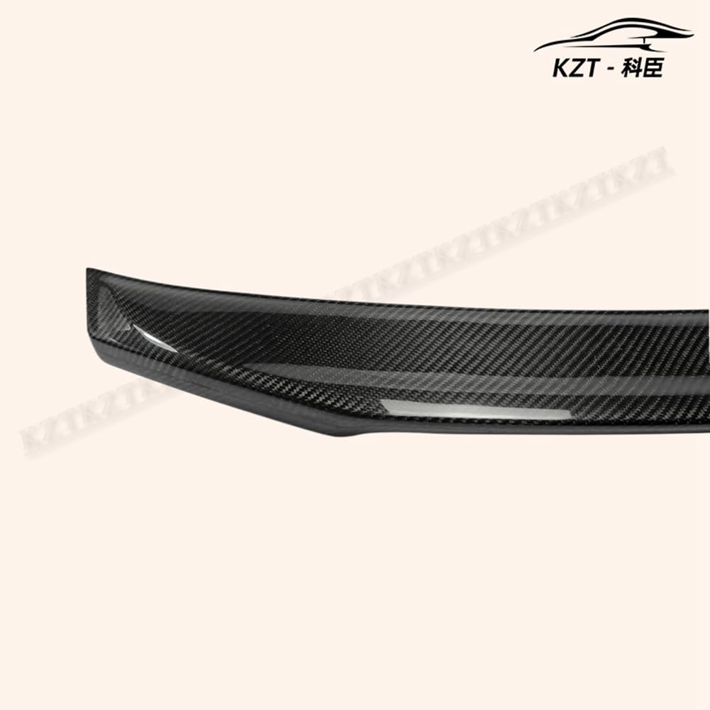 Rear Trunk Lip Wing For Kia Stinger Type S Spoiler Carbon Fiber Car Body Kit Kazento Carbon Parts 车身侧板 STINGER-RS-S-CF