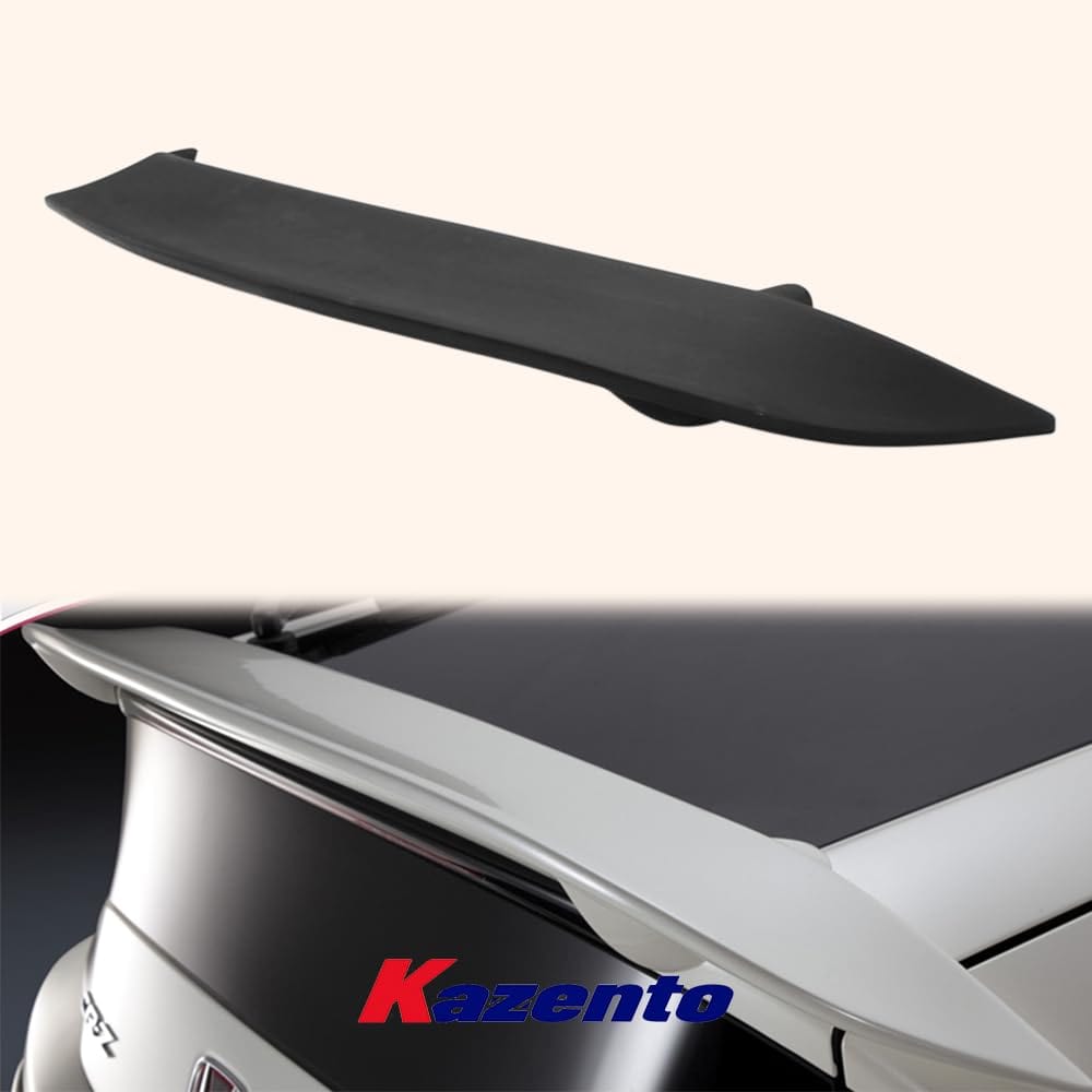 Rear Trunk Spoiler For Honda 10.2 -12.8 Cr-Z Zf1 Sblk Style Rear Wing Fiber Glass Universal Wing For Car Vehicle Black Body Parts Kits Kazento Carbon Parts 车身侧板 CRZ-RS-SBL-12-FRP