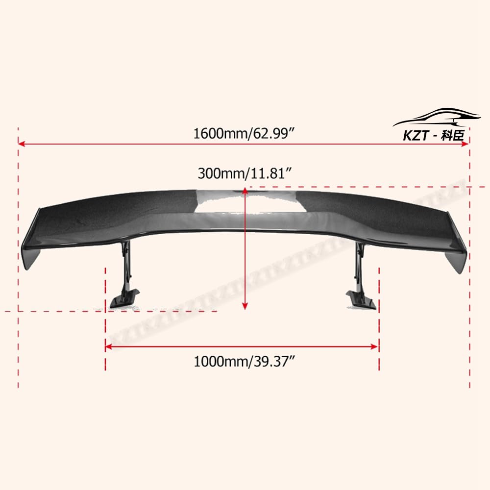 Rear Trunk Spoiler For Nissan Z34 370Z Vtx2 Gt Wing Carbon Fiber Car Body Parts Kits Kazento Carbon Parts 车身侧板 370Z-RS-VTX2&-CF