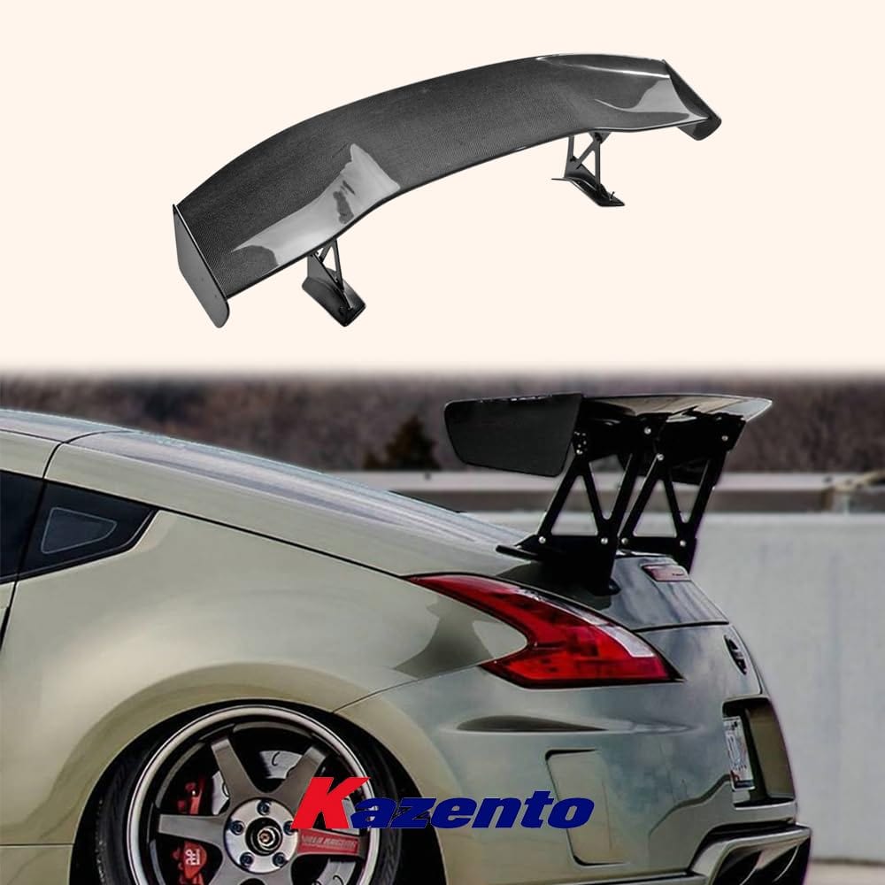 Rear Trunk Spoiler For Nissan Z34 370Z Vtx2 Gt Wing Carbon Fiber Car Body Parts Kits Kazento Carbon Parts 车身侧板 370Z-RS-VTX2&-CF