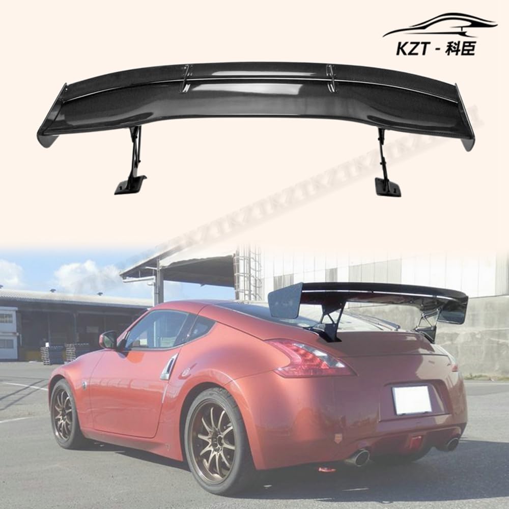 Rear Trunk Spoiler For Nissan Z34 370Z Vtx8 Gt Wing Carbon Fiber Car Body Parts Kits Kazento Carbon Parts 车身侧板 370Z-RS-VTX8&-CF