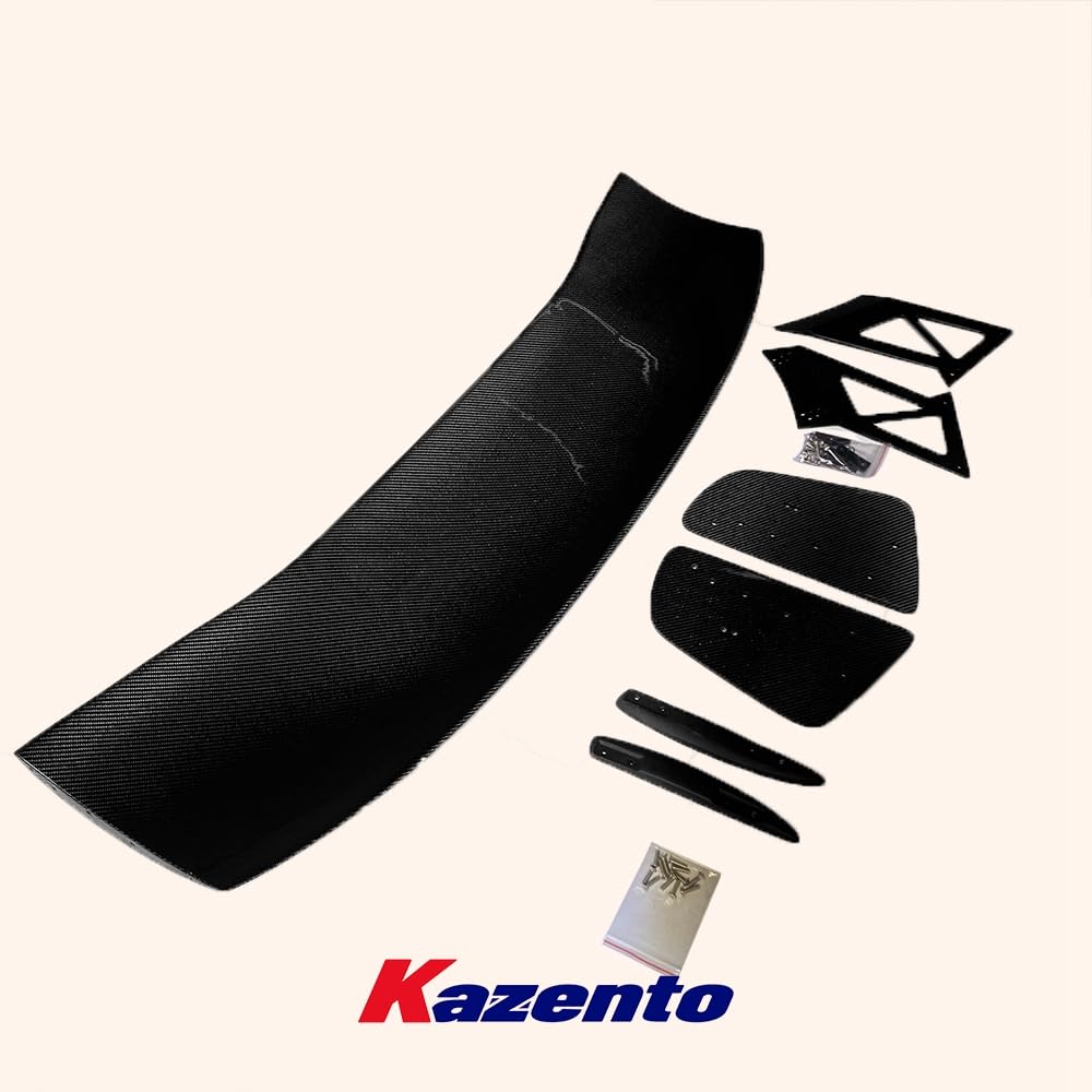 Rear Trunk Spoiler For Subaru Impreza Gda Gdb Gdc Vtx Gt Wing (Width 300Mm, Stand Height 220Mm) Carbon Fiber Car Body Parts Kits Kazento Carbon Parts 车身侧板 GDB-RS-GT-VOT-CF